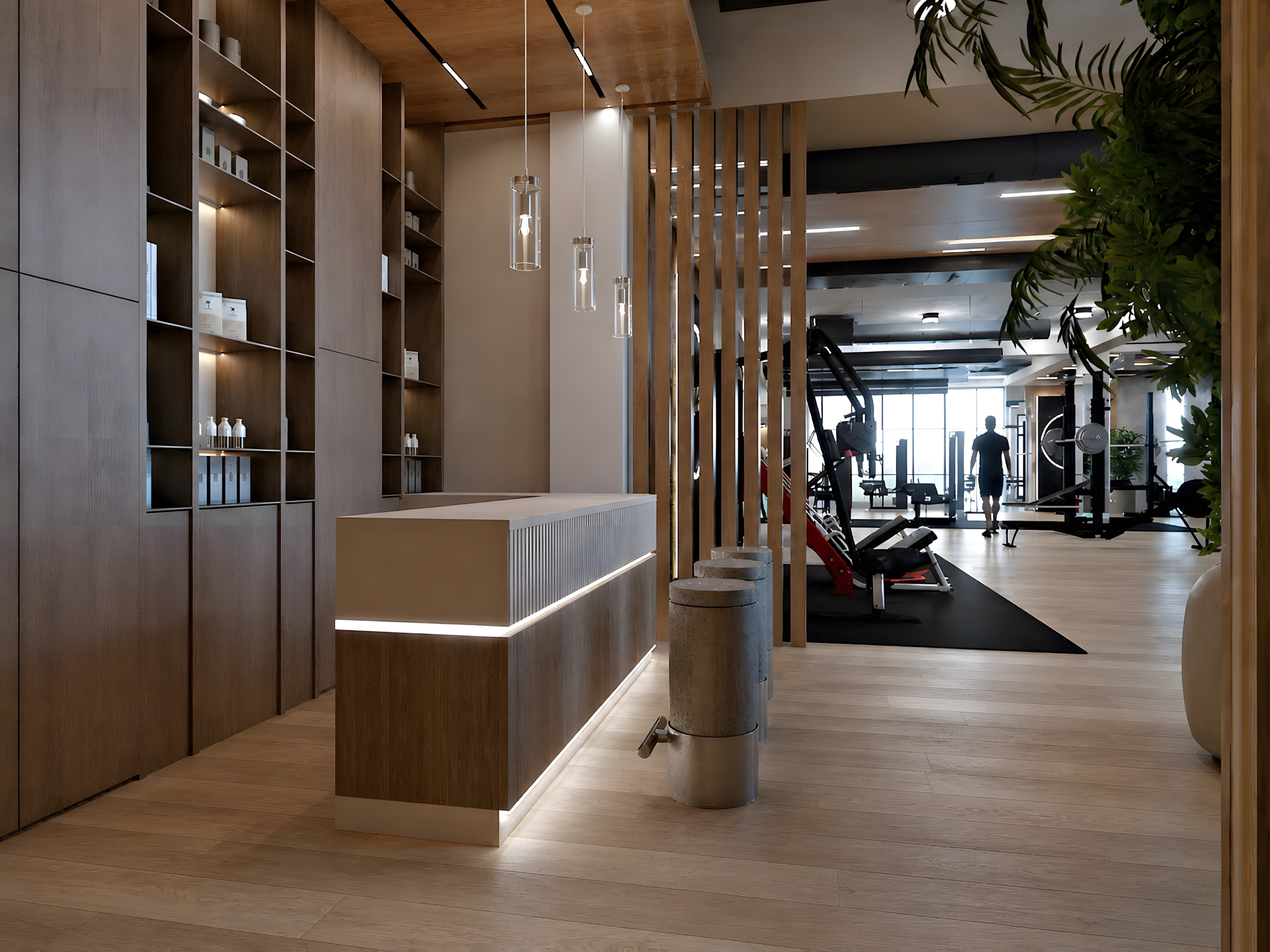Modern Gym Interior Visualization-2