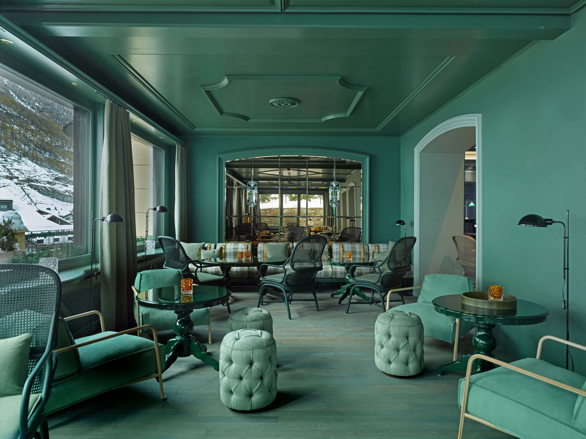 瑞士 Zermatt Parkhotel Beau Site 现代风格翻新-13