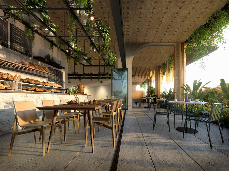 澳大利亚曲线公寓设计，自然融入城市生活-29