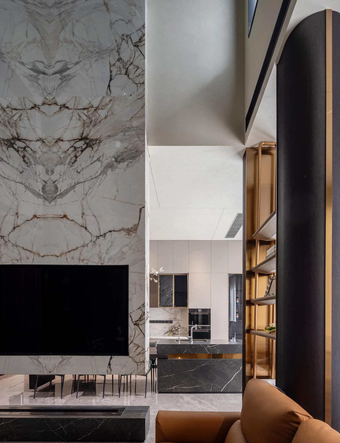 688㎡轻奢别墅,舒适高级的松弛感!-6