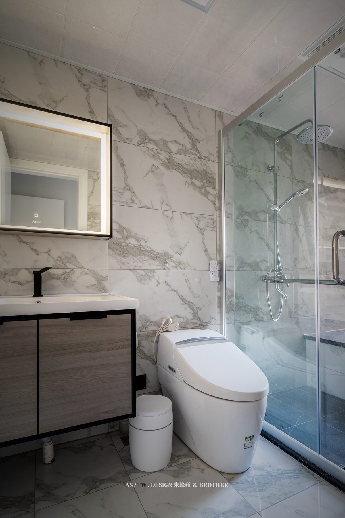 重庆紫御江山 100 平米现代简约风装修设计案例解析-17