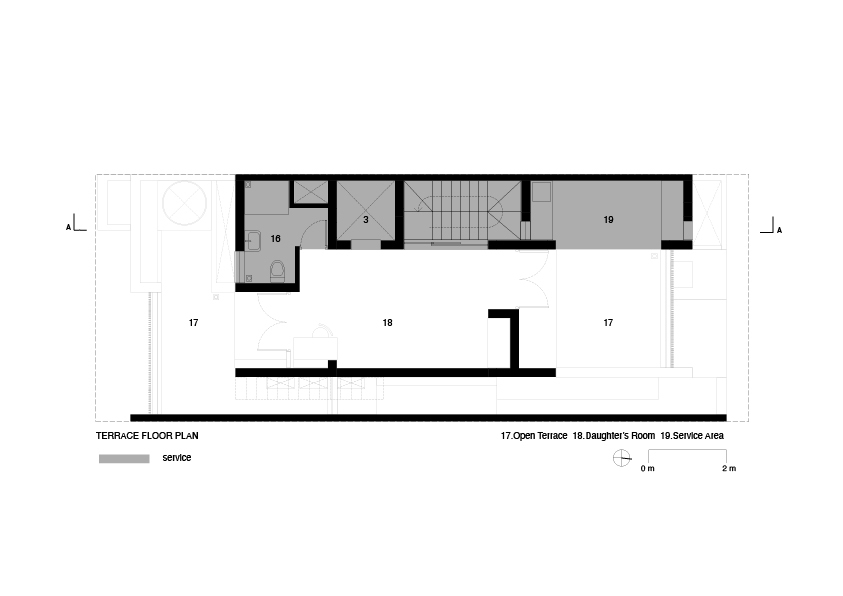 印度 Chennai 的 Wall to Wall House | 紧凑型别墅设计-33