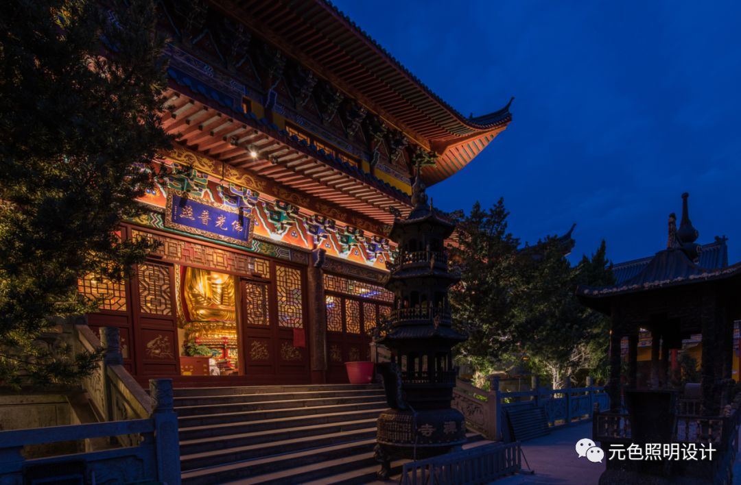 佛 · 光 | 道吾山护国兴华禅寺灯光改造-22