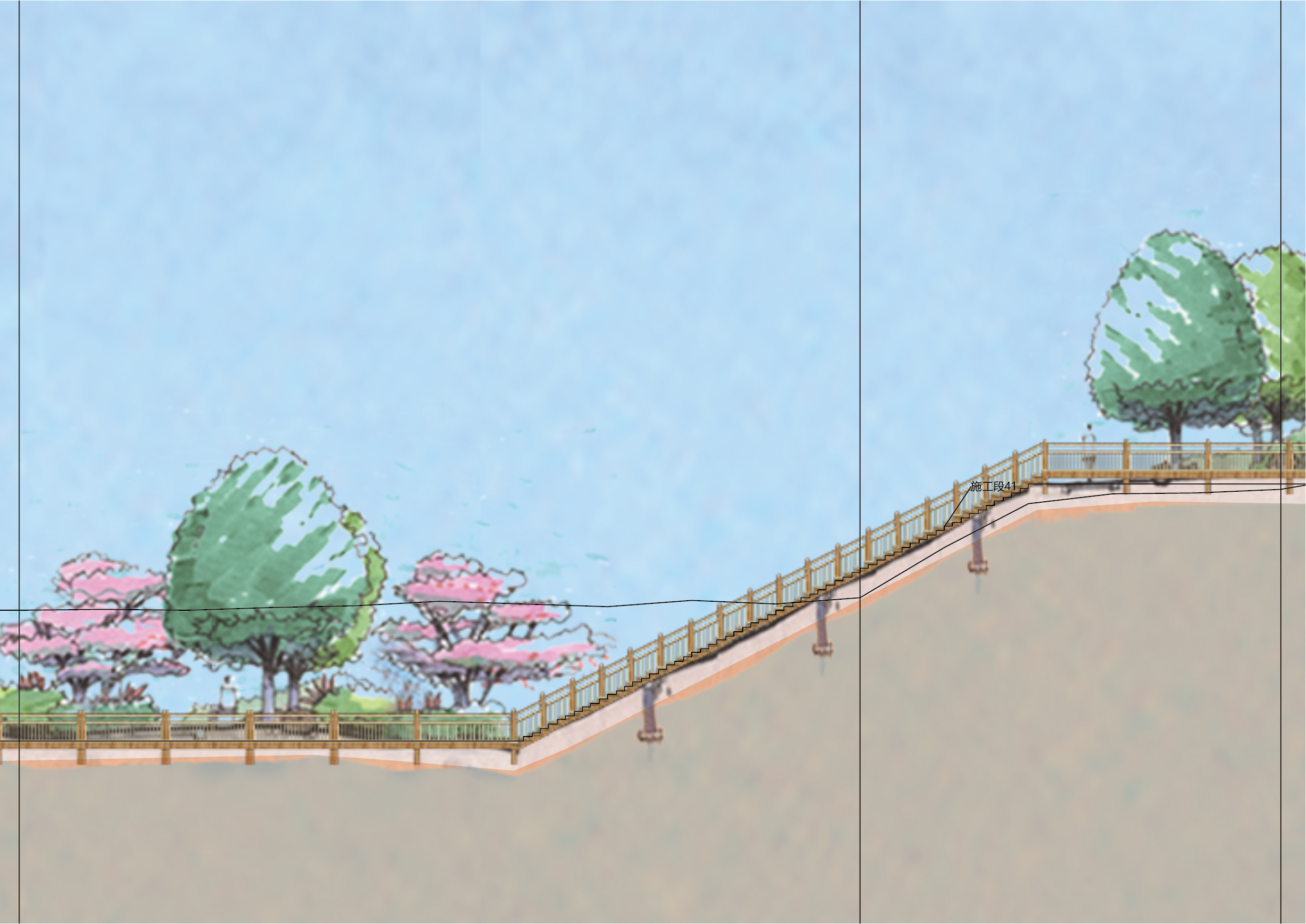 遗址园栈道景观设计-57