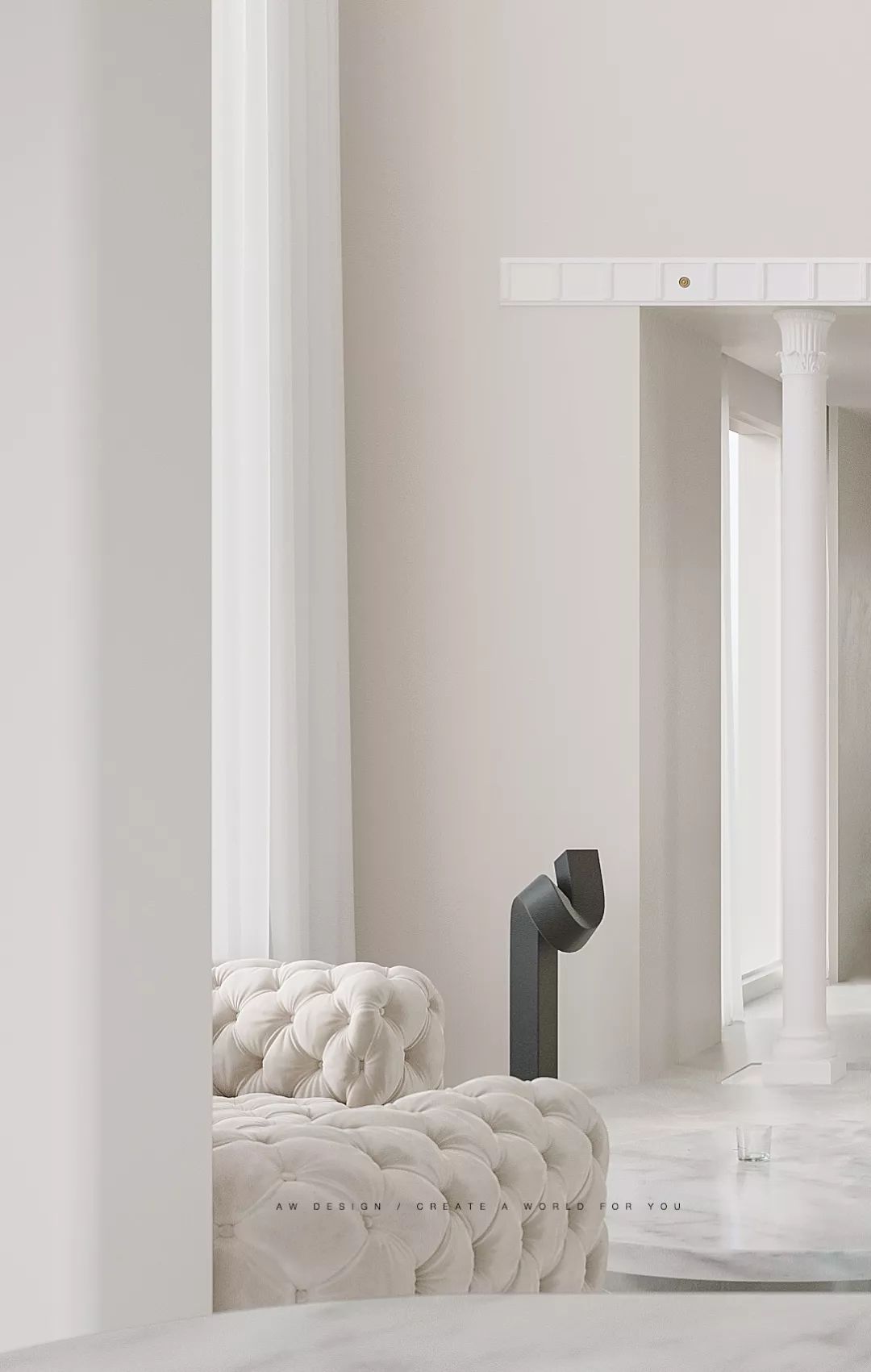 平衡几何与色彩的私宅空间-16