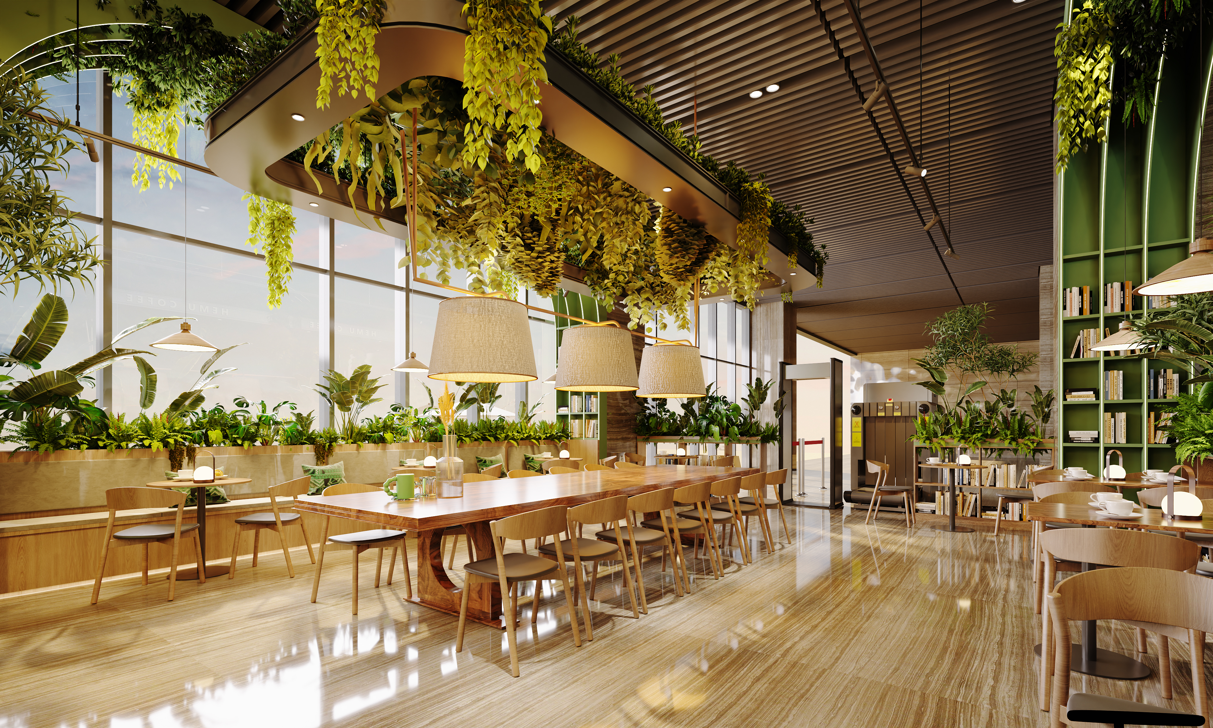 森系咖啡厅渲染-10