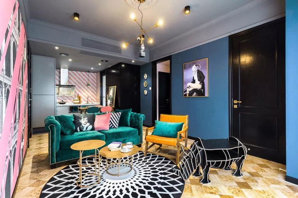 恒阁装饰|摩登时尚的59平小户型二居室-4