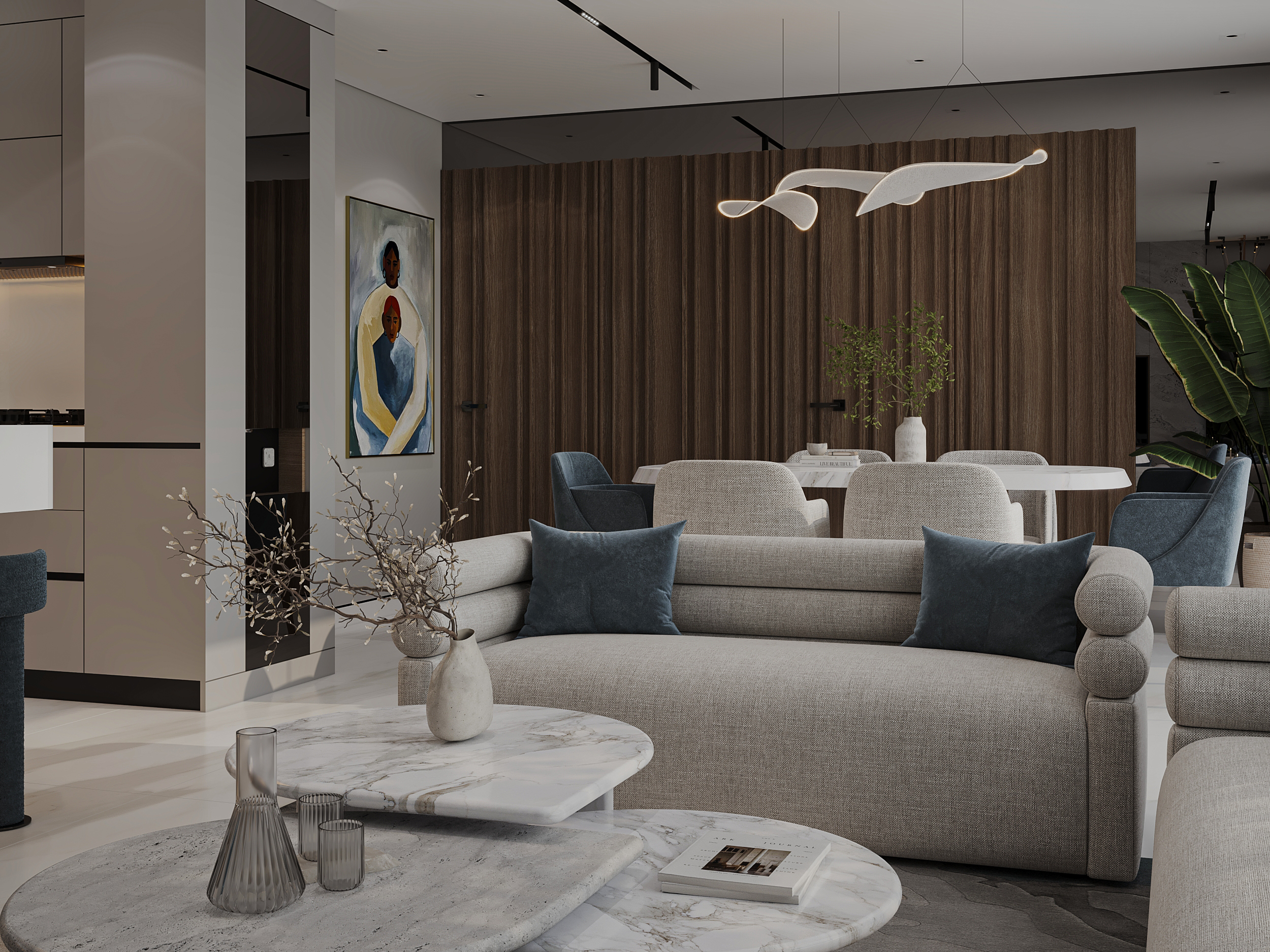 接待处与厨房设计（接待处部分）丨埃及丨Hagar Okasha-5