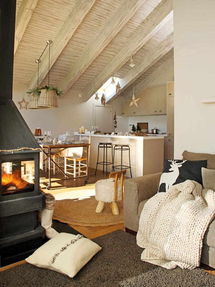 西班牙山间木屋 | 温暖冬日家庭度假理想地-3