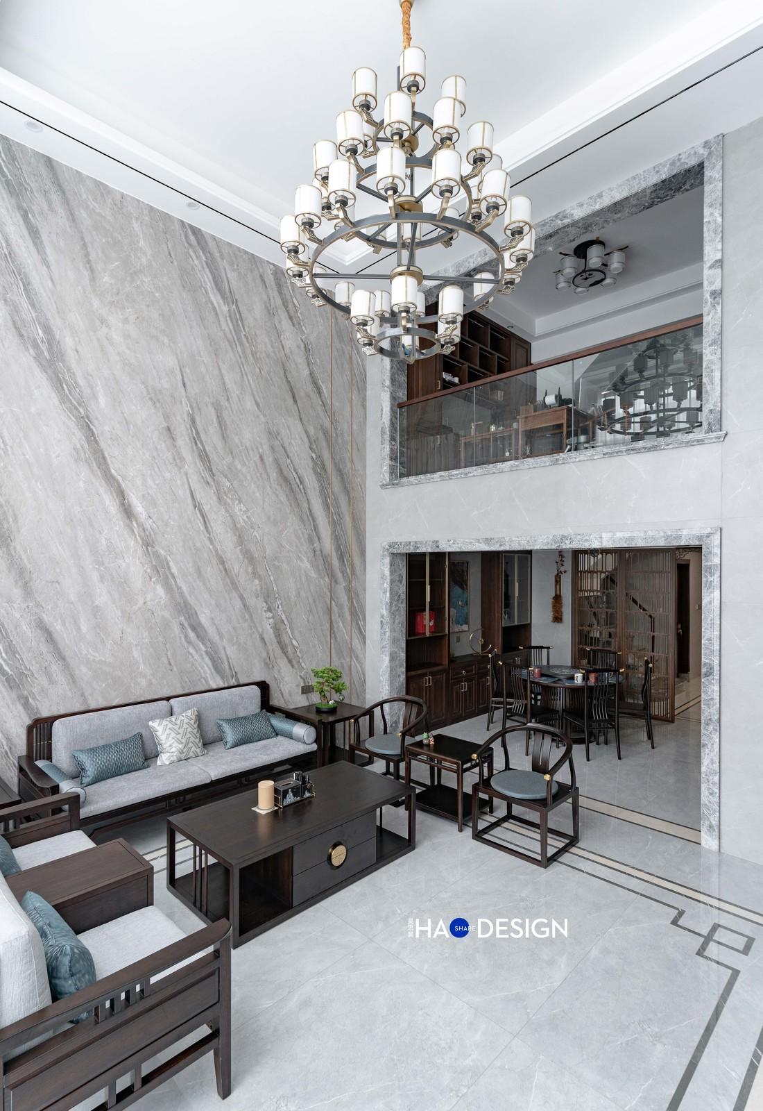 新中式别墅设计丨中国广州-14