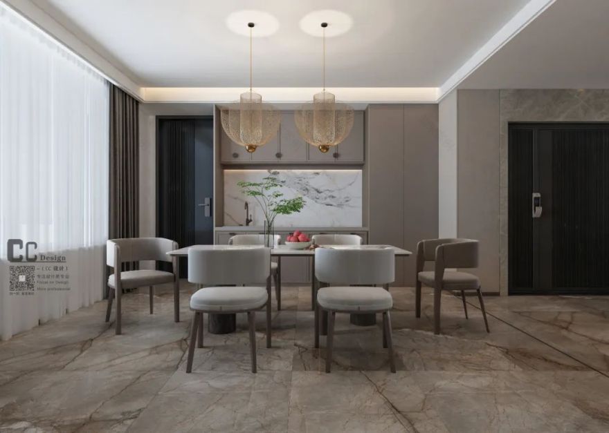 247㎡现代侘寂风大平层 | 静谧、休闲的居家美学-56