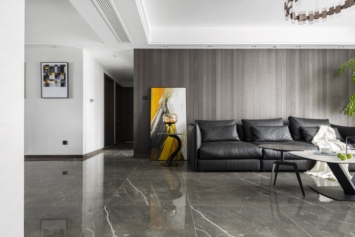 牟佳琪的现代简约姚江湾平层设计-7