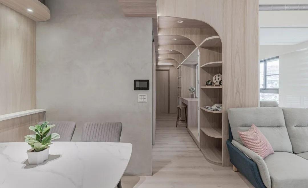 圆弧串构‧互动之家（台南绿邸杨宅）丨中国台南丨竹工凡木设计研究室-7