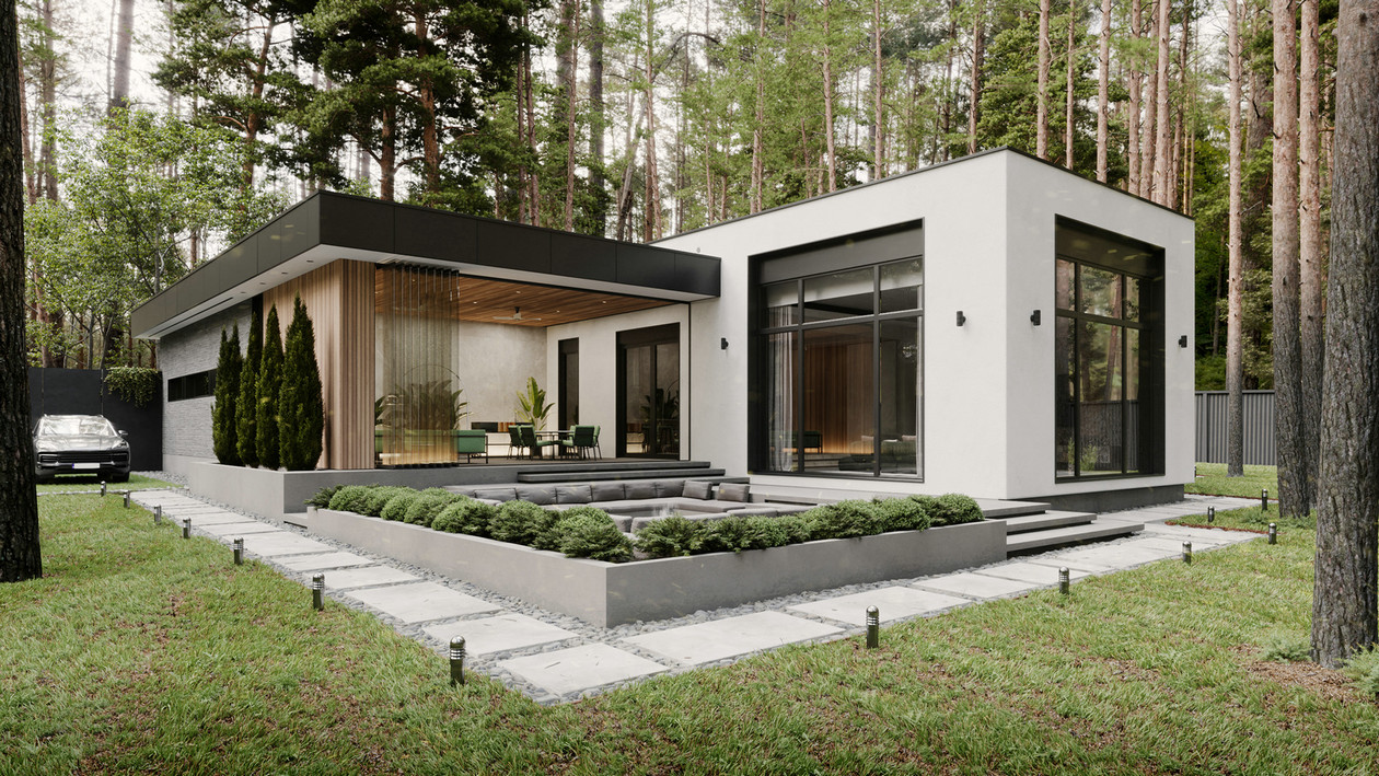 俄罗斯现代风别墅设计-5