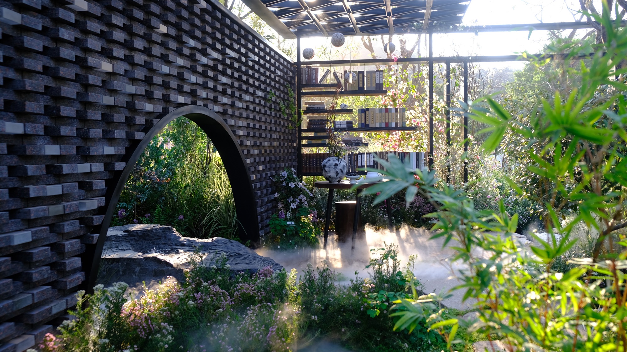 2024粤港澳大湾区花展宝安区城市花园·绮云书香丨中国深圳丨林俊英景观工作室&深圳市造源景观旅游规划设计有限公司-99