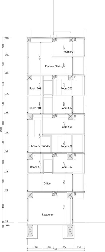 东京 SHAREtenjincho 多用途建筑丨日本东京-35