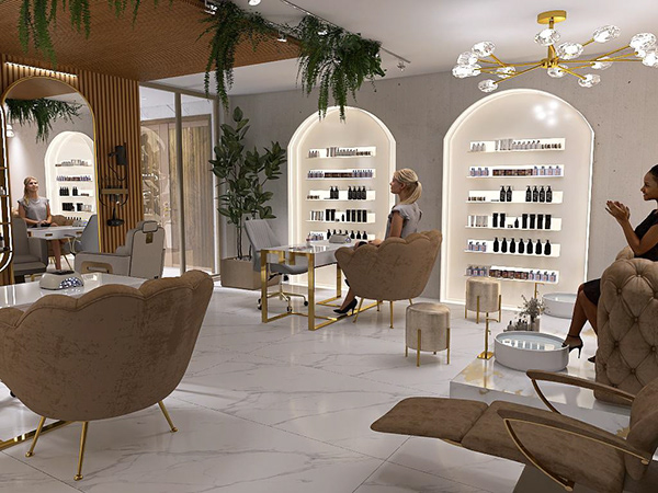 INTERIOR DESIGN BEAUTY SALON / DISEÑO SALON DE BELLEZA-0