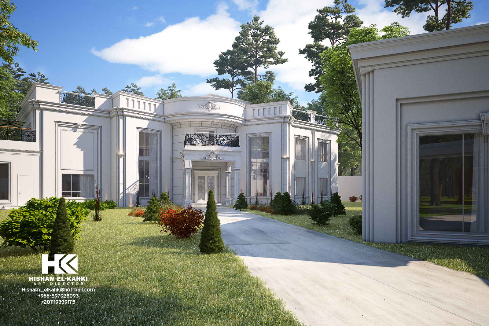 经典别墅外观设计-13