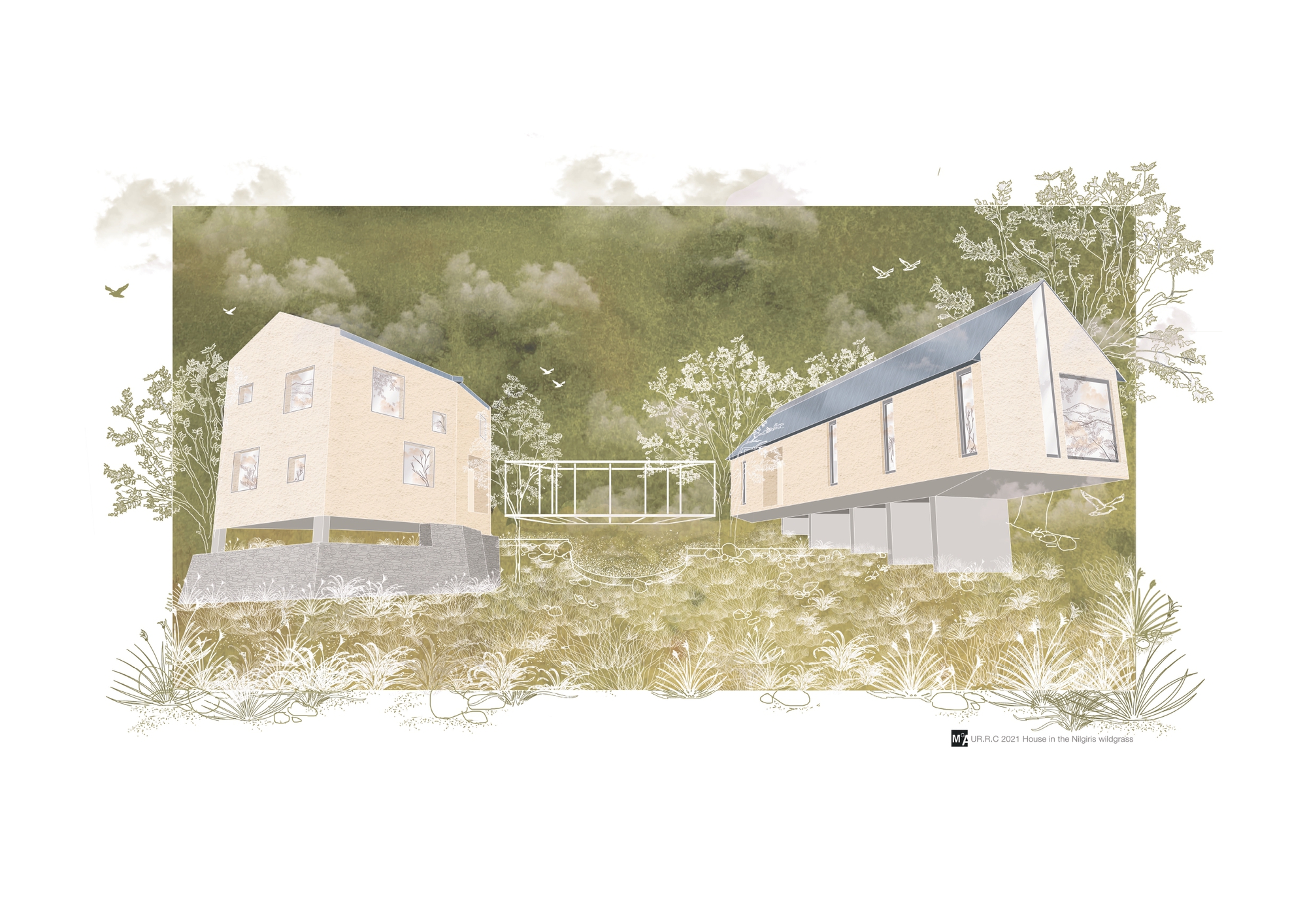 尼尔吉里的野草屋丨印度丨Mathew and Ghosh Architects-49