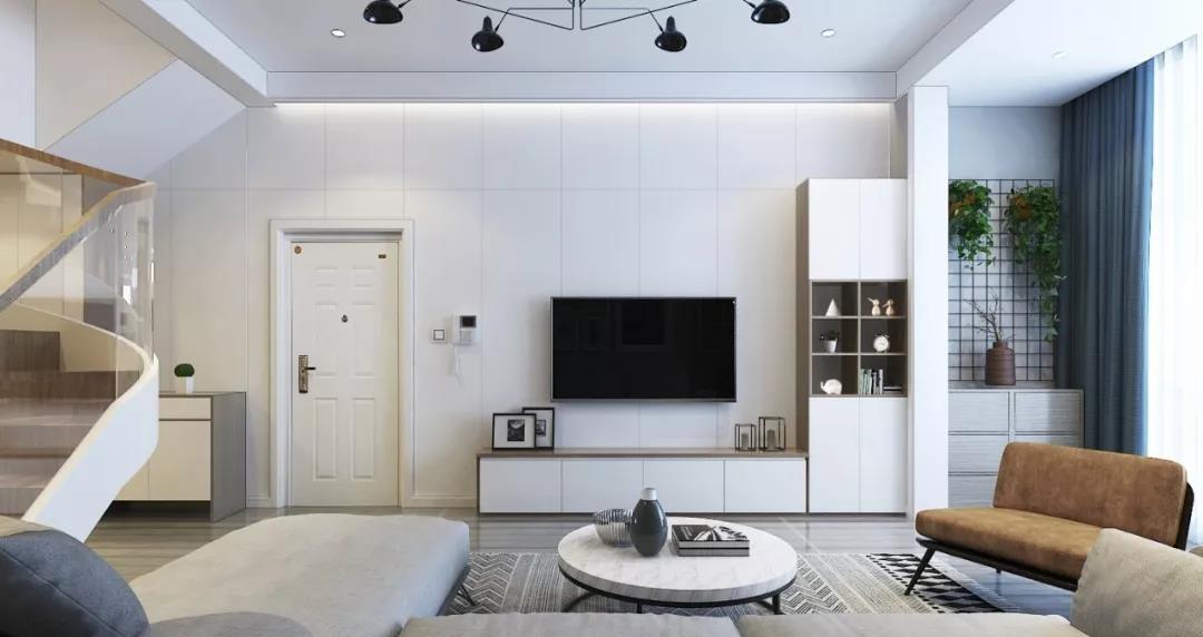 许宅 | 180㎡现代北欧风住宅室内设计案例-19