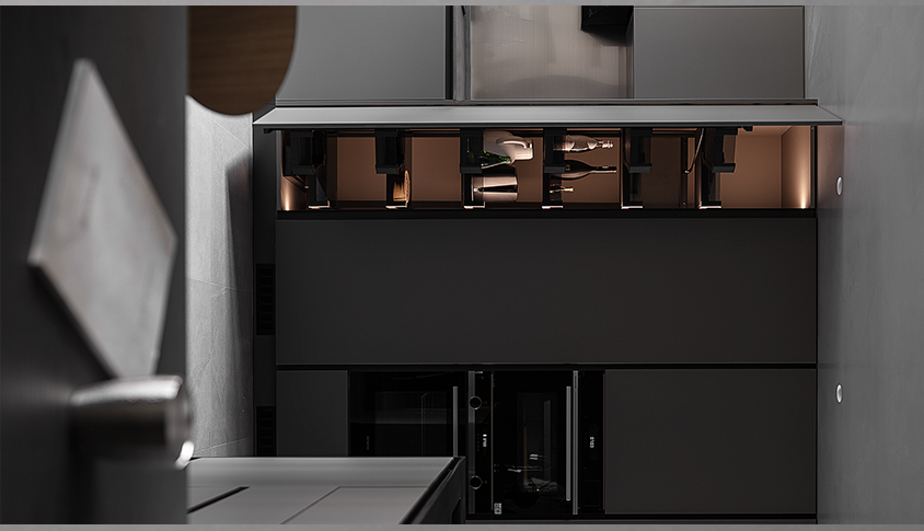 彩虹郦城 · 李斌的 165㎡现代住宅空间设计丨中国咸阳丨西安恩集建筑空间艺术有限公司-29