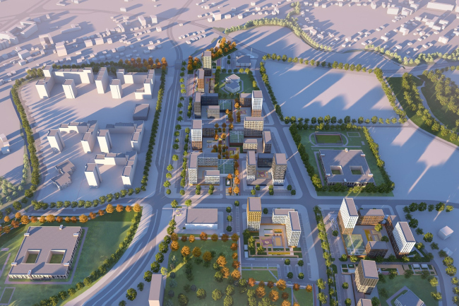 “Притяжение”住宅区总体规划丨俄罗斯丨建筑事务所“А.Лен”-22