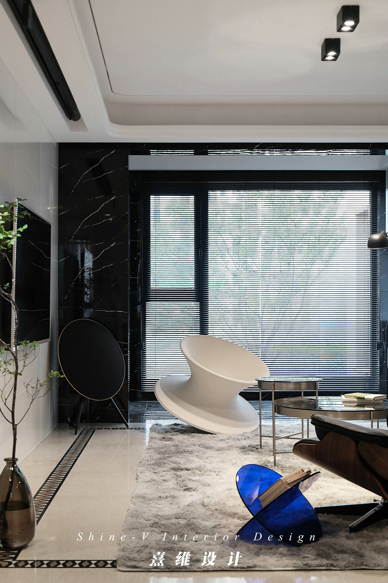 鲁能公馆气质简约之家,设计师巧妙改造精装房-21