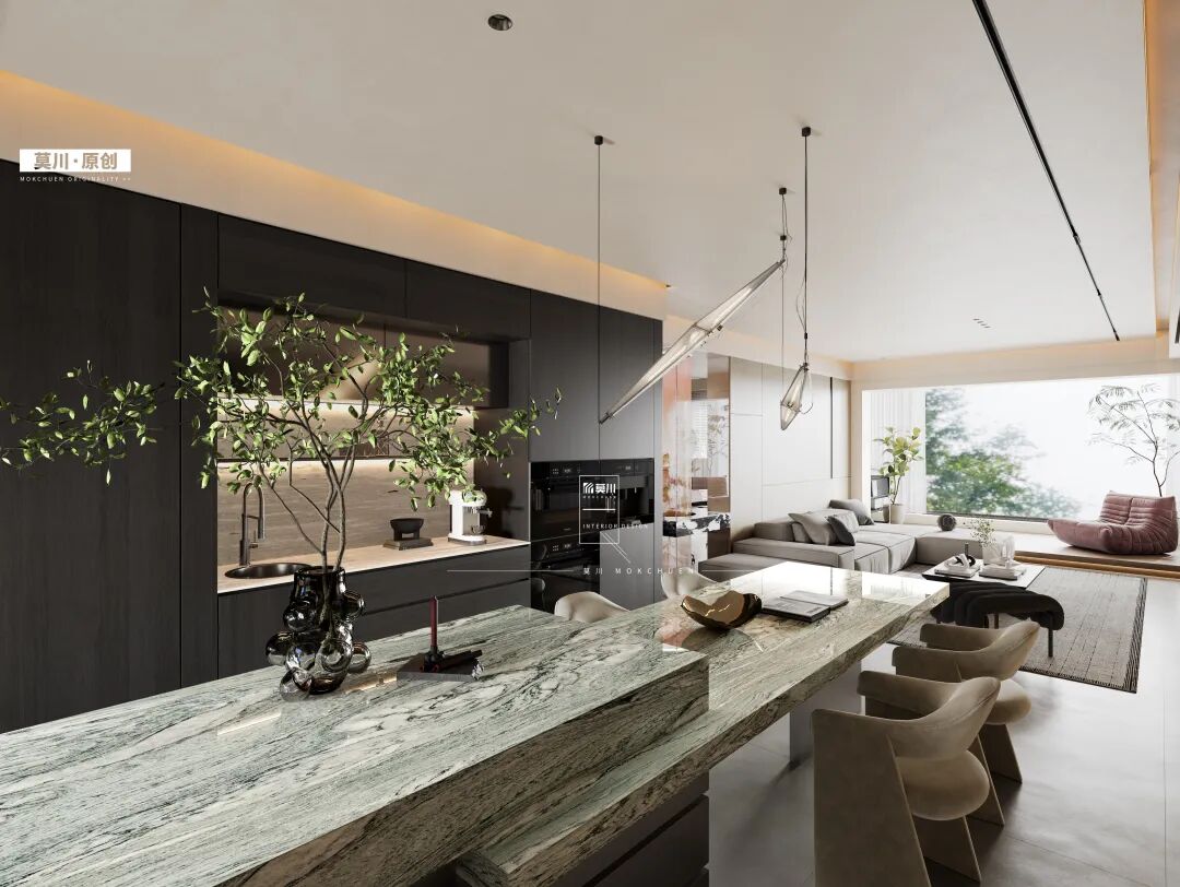 【莫川作品】深圳龙岗168㎡意式风格的家-40