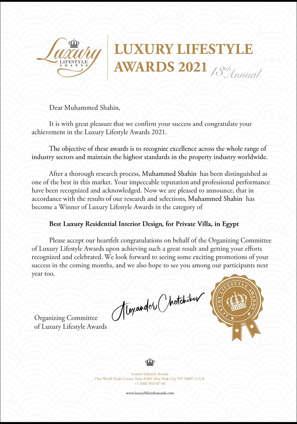 Private Villa In ElSheikh-Zayed -KM-0