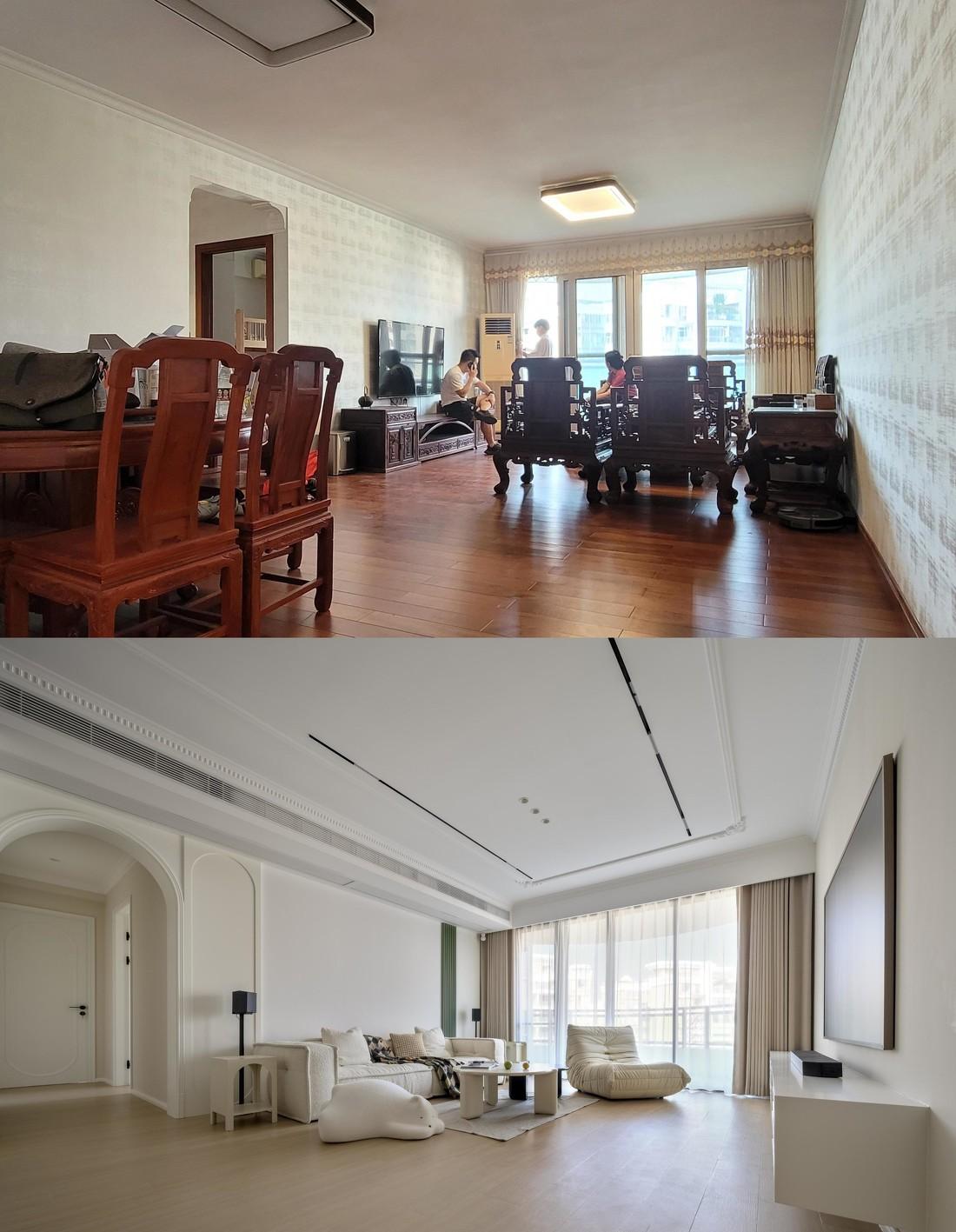 轻法式奶油风·140m²江景平层旧房改造丨中国广州-62