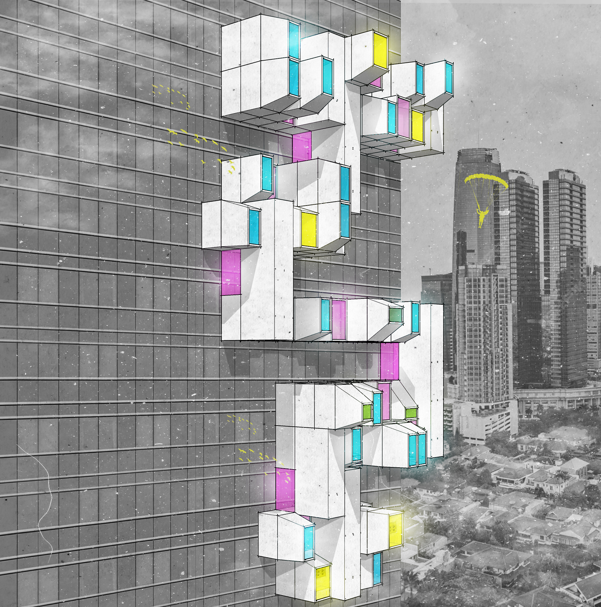 哭泣空间寄生虫建筑-8