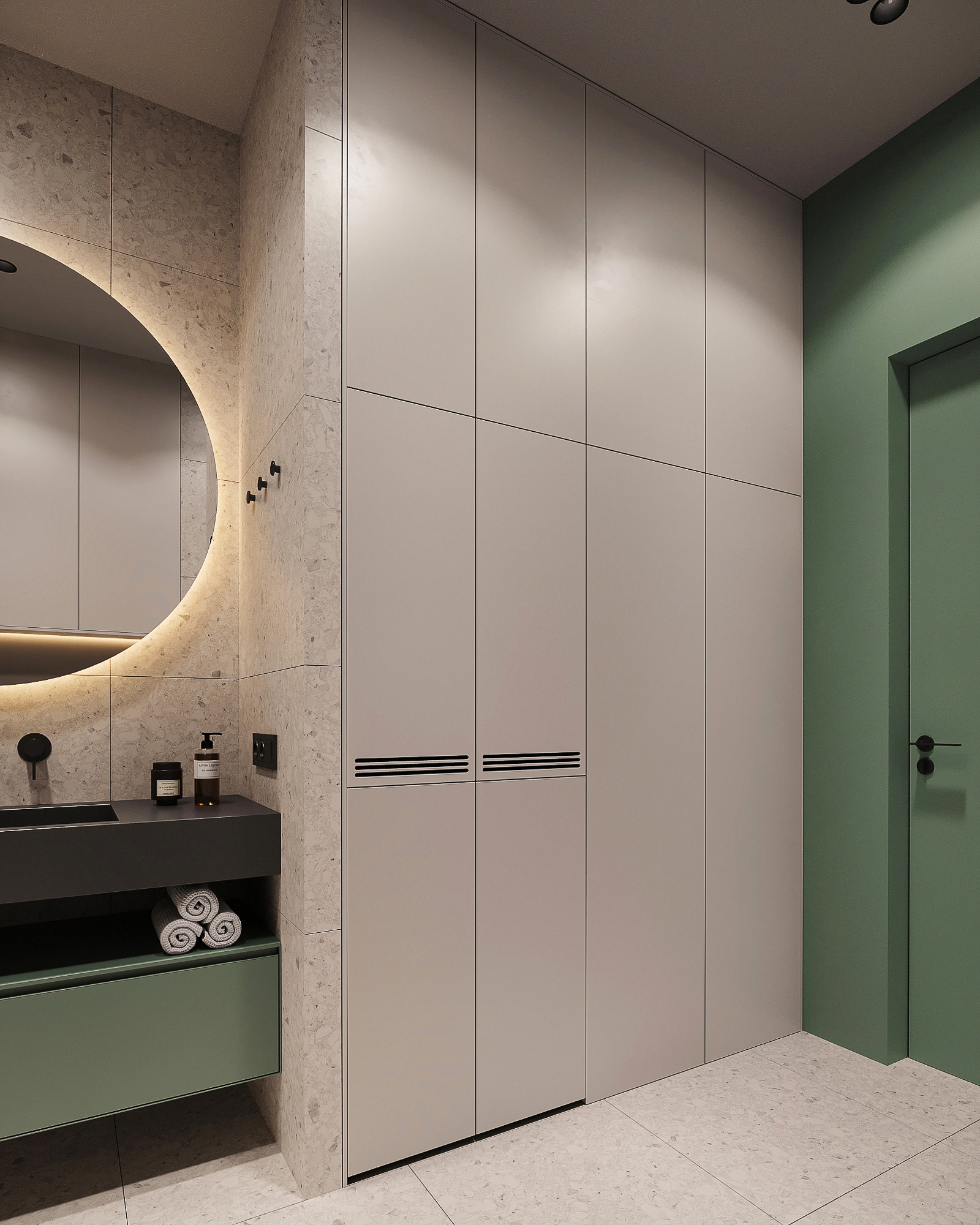 温暖色调的家庭舒适公寓丨拉脱维亚里加丨Bodes studio-30