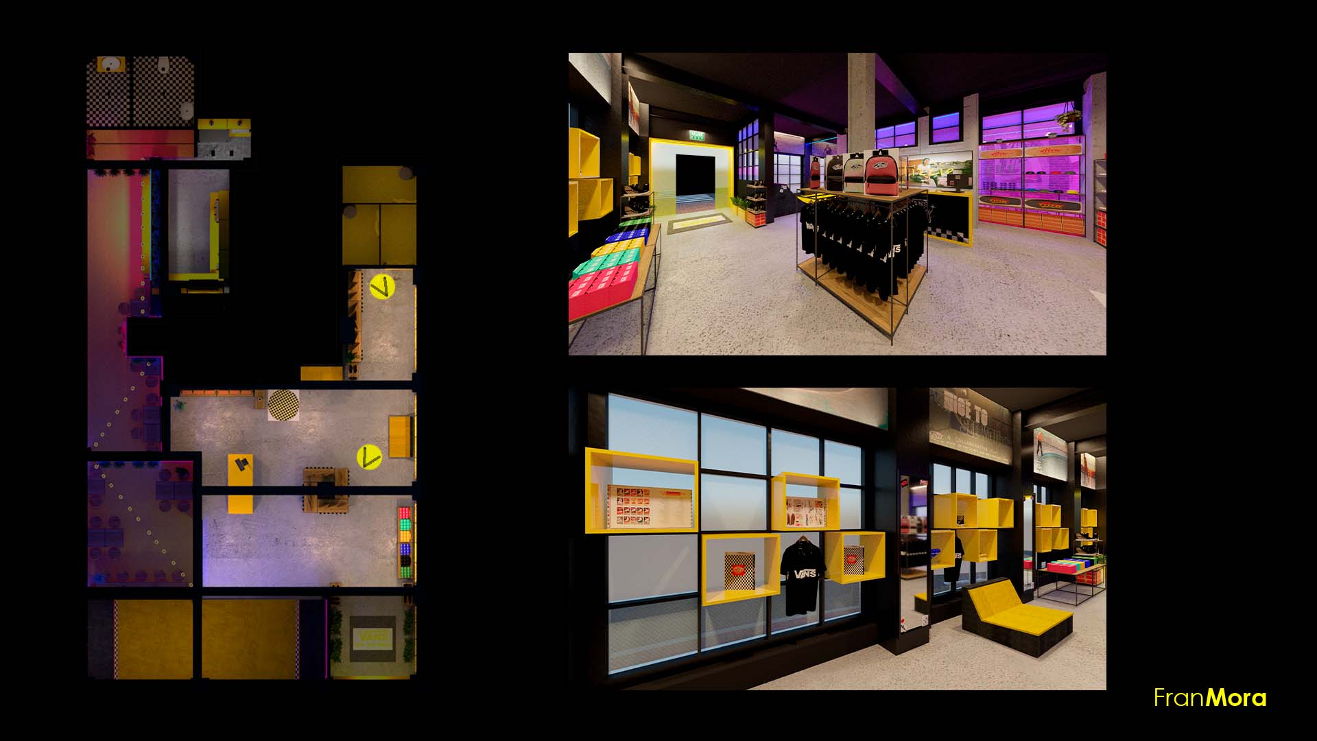 Diseño de Interiores - Tienda Vans Málaga.-17