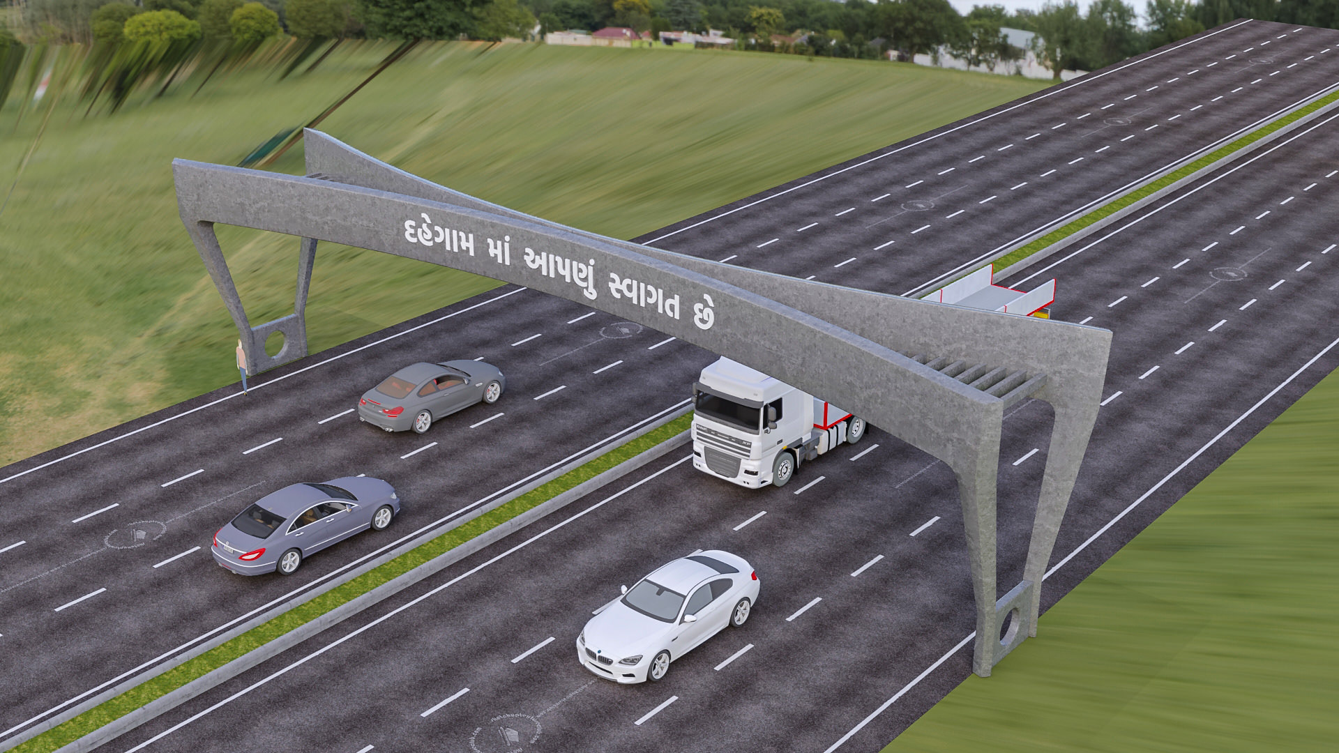 Gantry Design for Town Entry Point-12