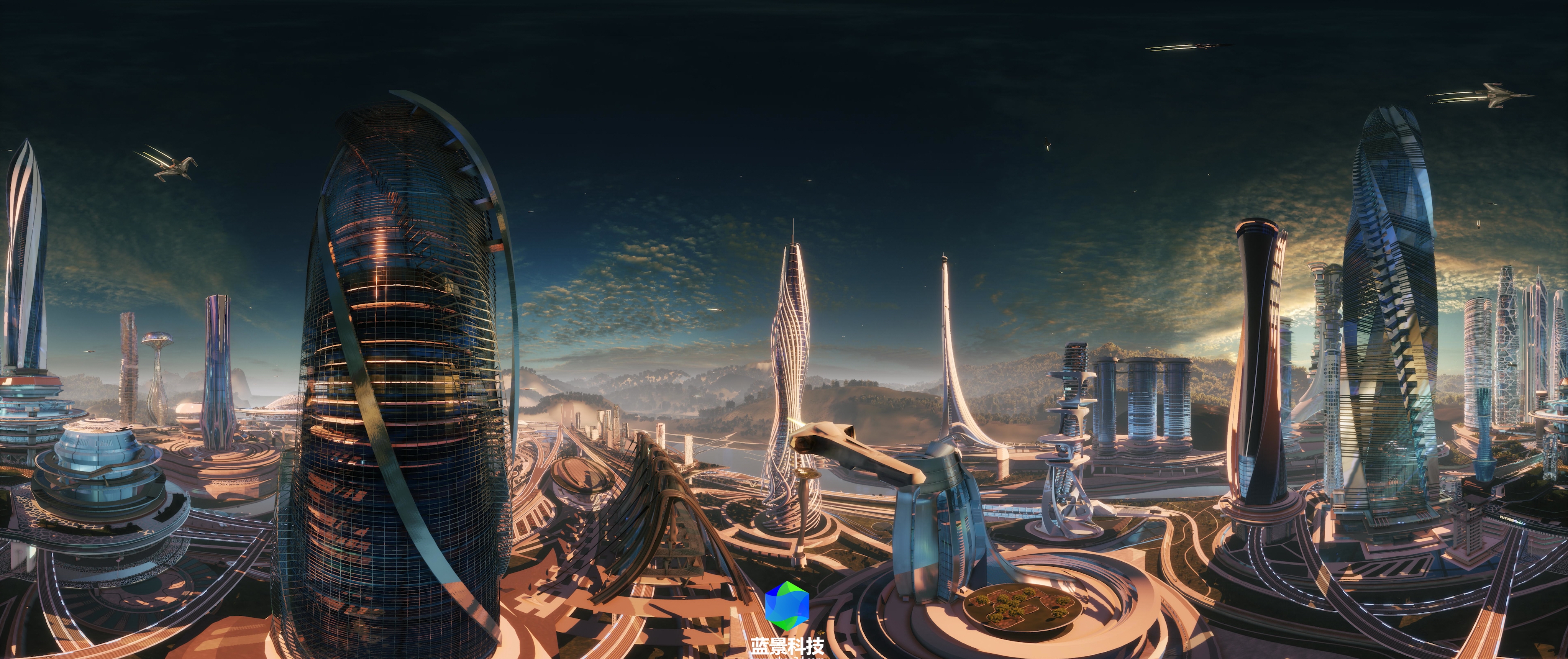 未来城市 元宇宙 数字孪生 数字城市 智慧城市 -9