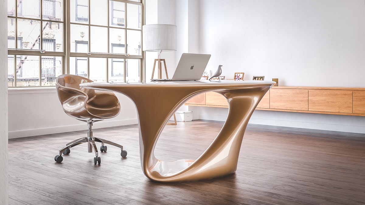 流动雕塑般的办公住宅家具设计-13