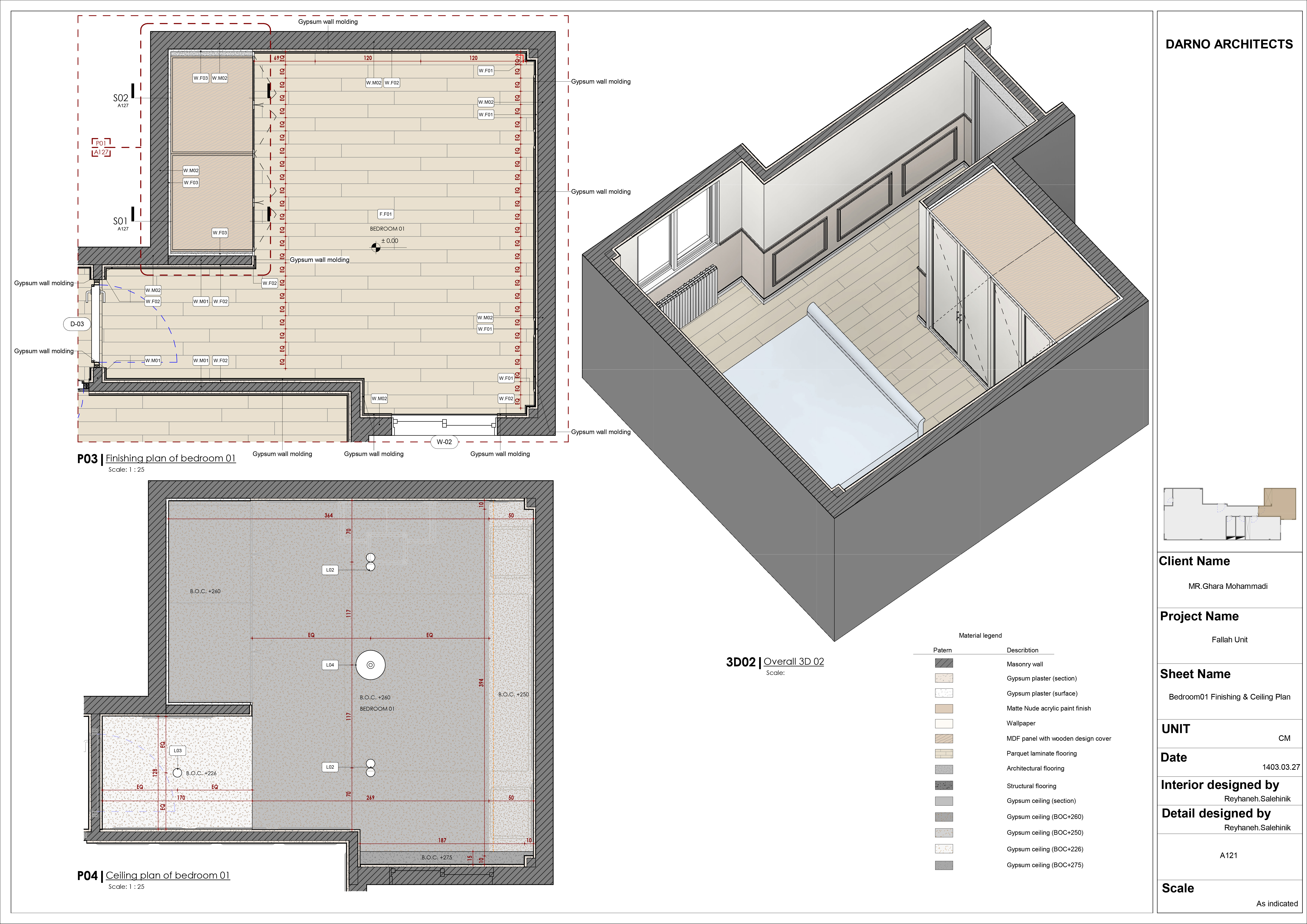 Bedroom Interior Shop Drawings-2