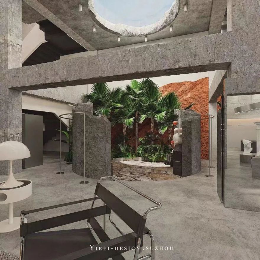 工业风混搭中古商业空间设计丨中国苏州丨一贝设计-12