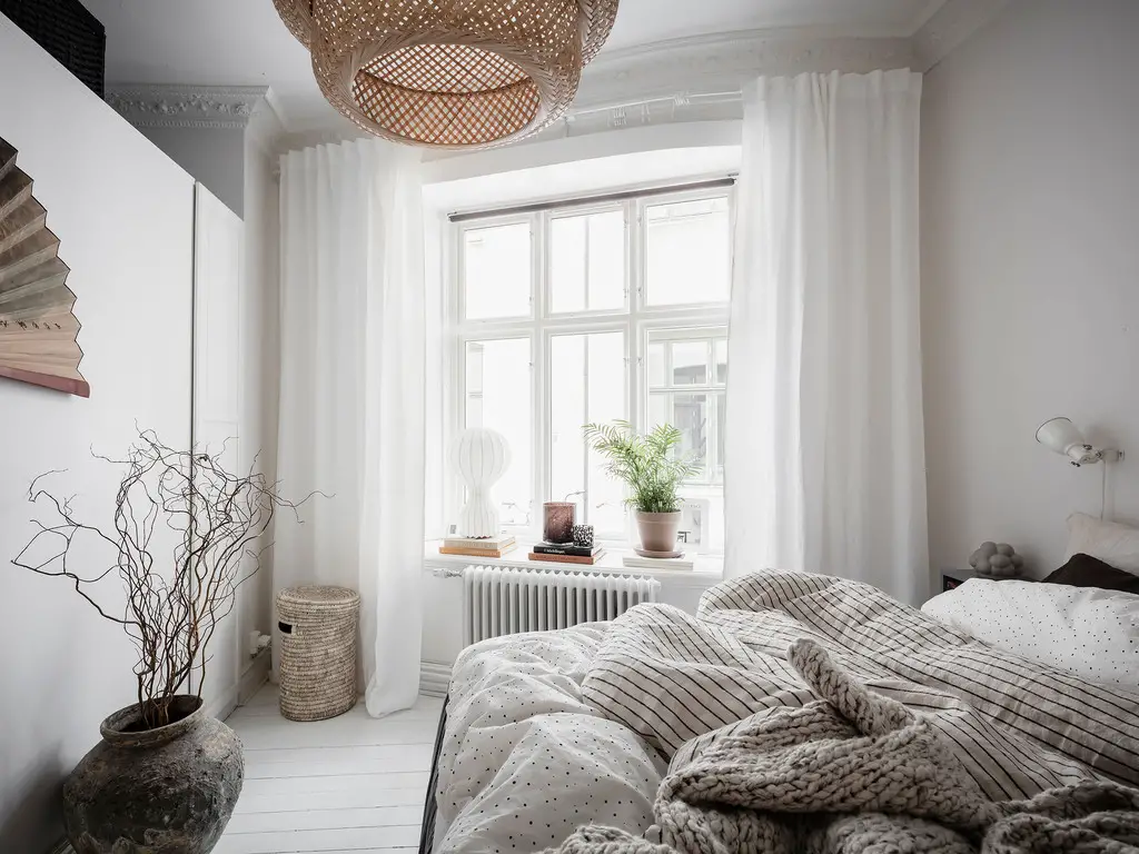 古雅 Göteborg 公寓的现代斯堪的纳维亚风格翻新-12