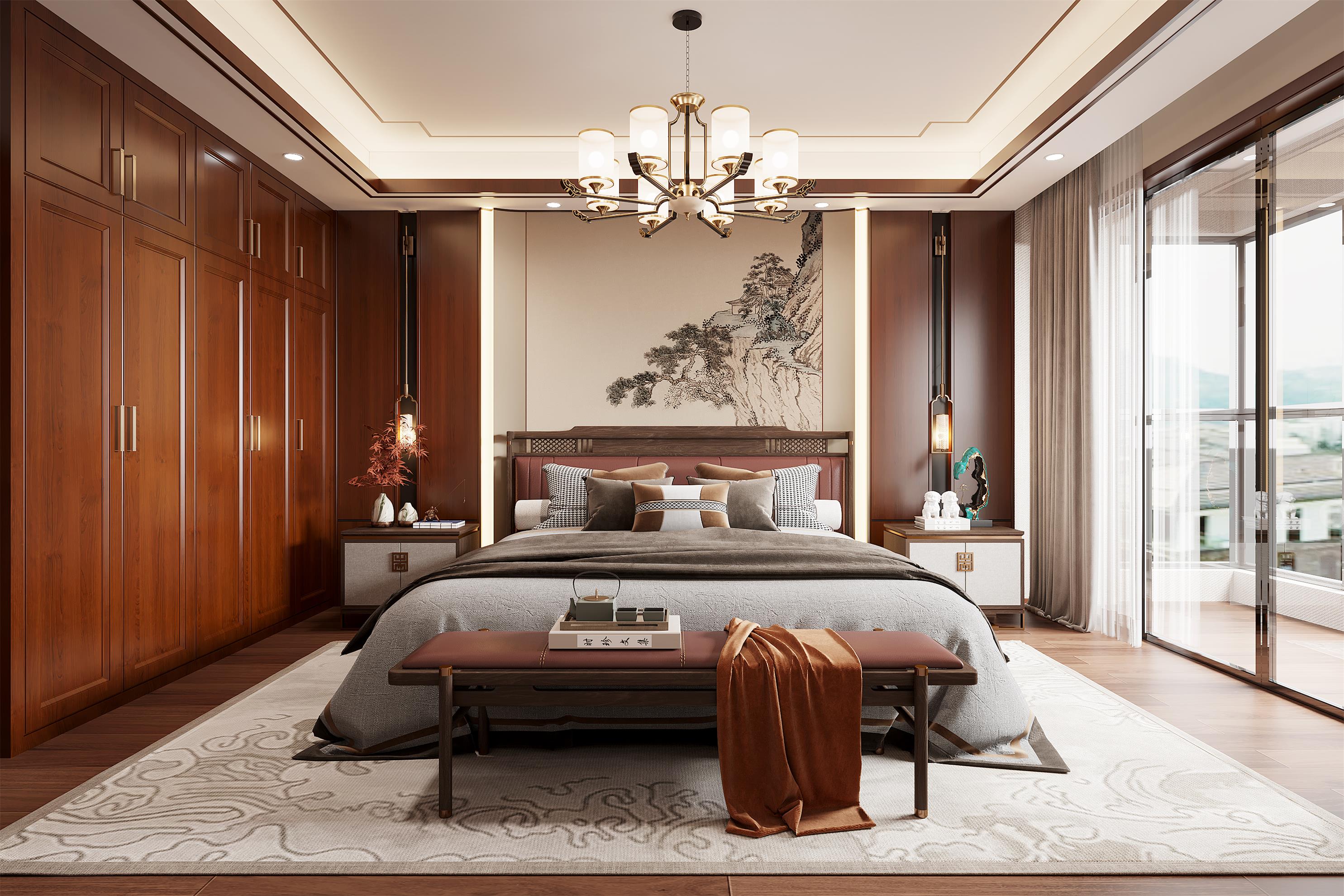 中式别墅效果表现-4