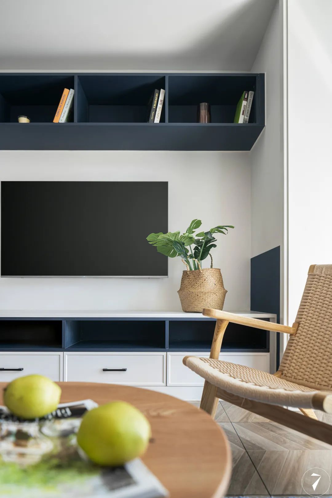 四川自贡 89㎡红蓝撞色家,定制父母宜居空间-12