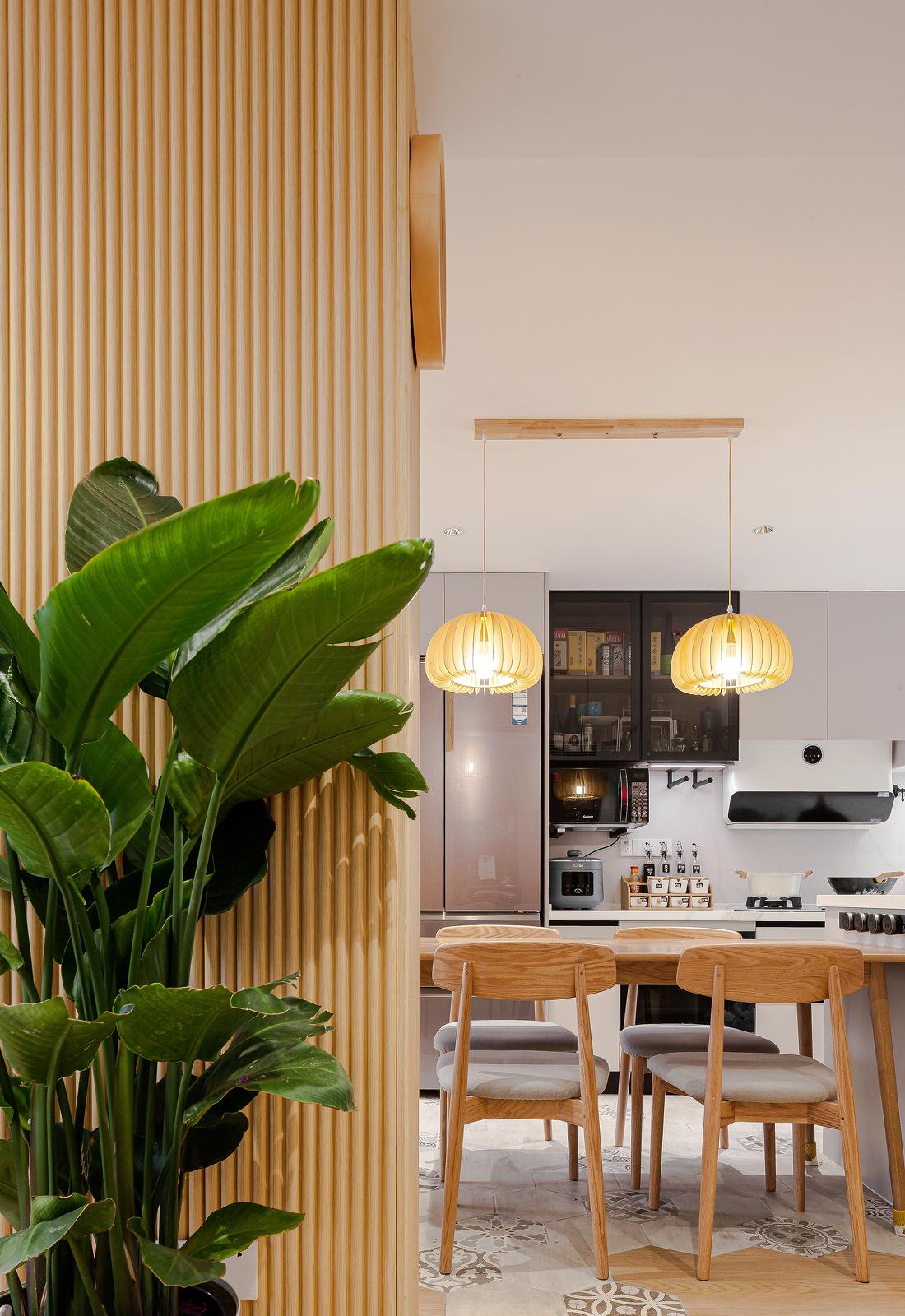 LDK 一体化原木风顶层复式设计-23