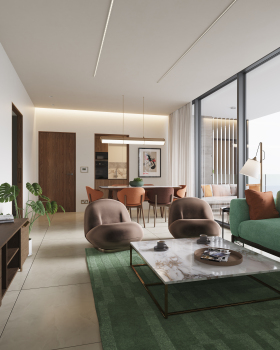 Contemporary Residential Building — Full CG Project