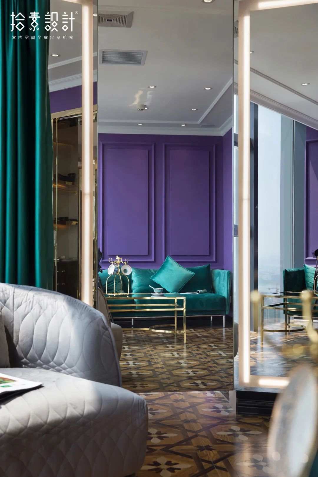 《漾》高定空间 · 复古摩登之美丨中国湘潭丨拾素設計-37