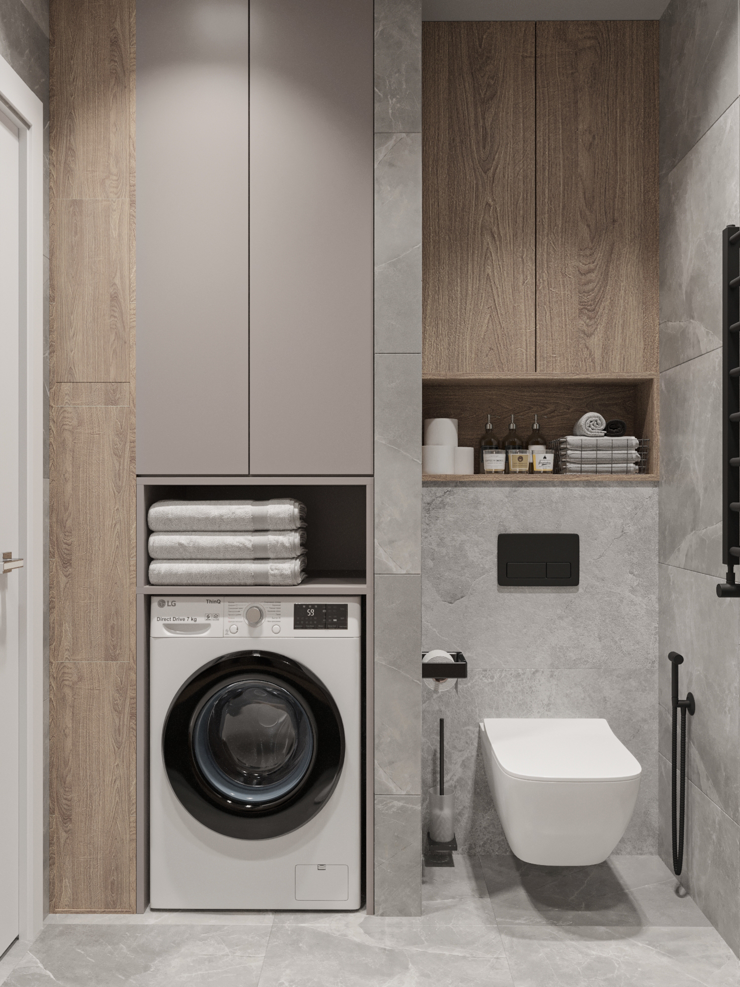 ЖК "МинскМир" 小区 4 平方米卫生间设计项目丨白俄罗斯明斯克丨LILO STUDIO-6