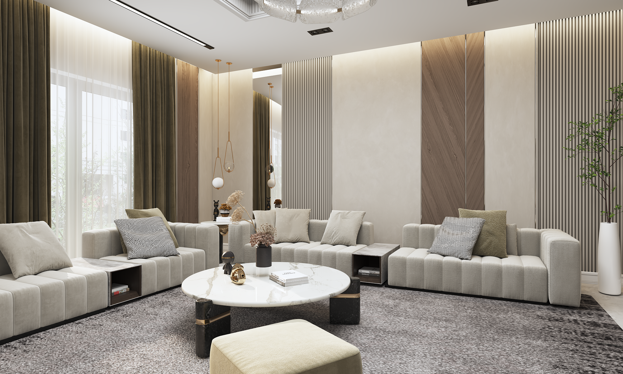 Apartment Up Town Cairo interior design-5