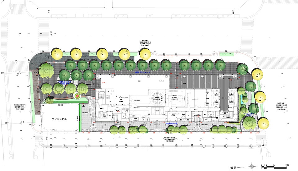 日本东京锦町 Trad Square 改造丨建筑设计公司,株式会社户田芳树风景计画-40