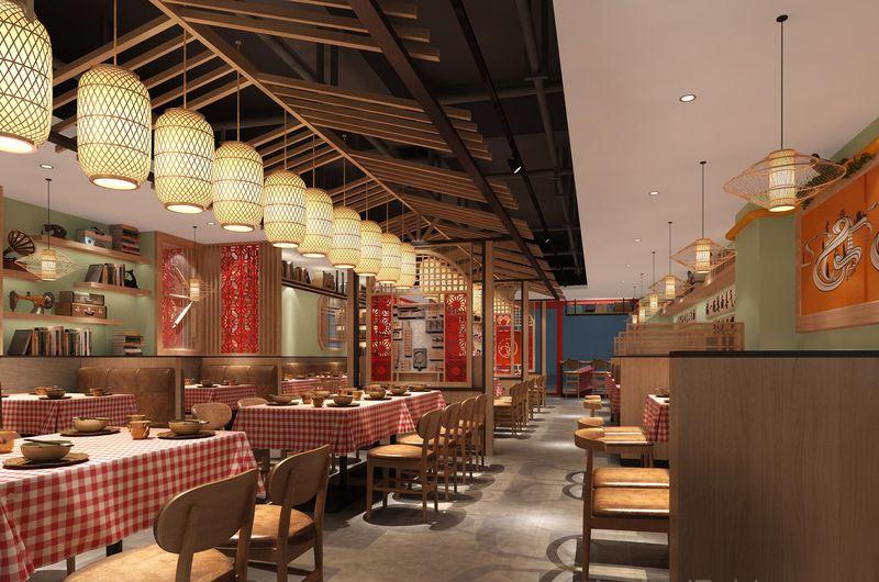 秦味儿西安面馆 | 窑洞元素打造温馨家感觉-10