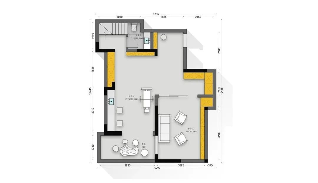 海伦湾中叠现代宜居空间设计丨青马别墅空间设计-34