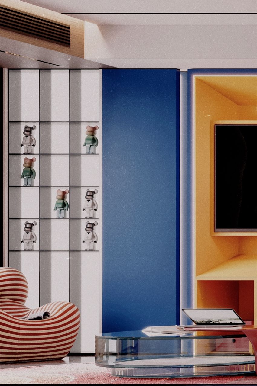 当你的家遇见蒙德里安色彩的黄金法则-3